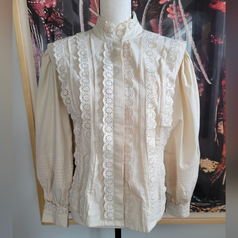 Sea New York Embroidered Blouse Size 4